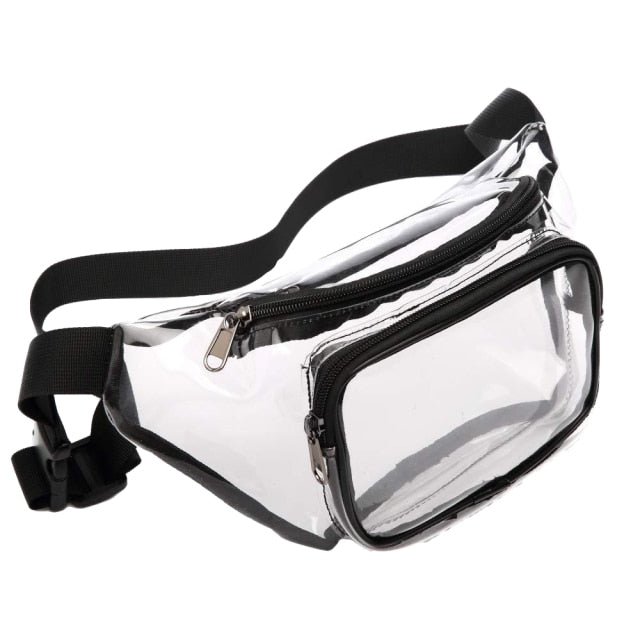 Sac Banane Urbain Argenté Tendance Unisexe