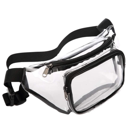 Sac Banane Urbain Argenté Tendance Unisexe