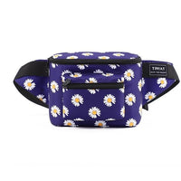 Sac Banane Floral Rose Tendance Unisexe - modèle Bleu - Banane Avenue ™