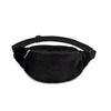 Sac Banane Velours Noir Tendance Urbaine
