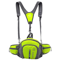 Sacoche Banane Urbaine Multipoche Orange - modèle Vert fluo - Banane Avenue ™