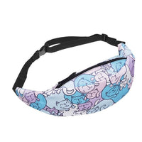 Sac Banane Floral Tendance Unisexe - modèle Bleu - Banane Avenue ™