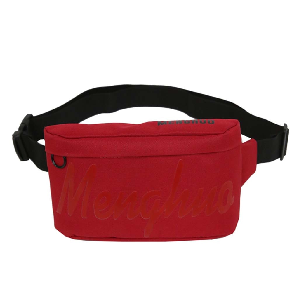 Ceinture Sacoche Urbaine Noire Menghuo Unisexe