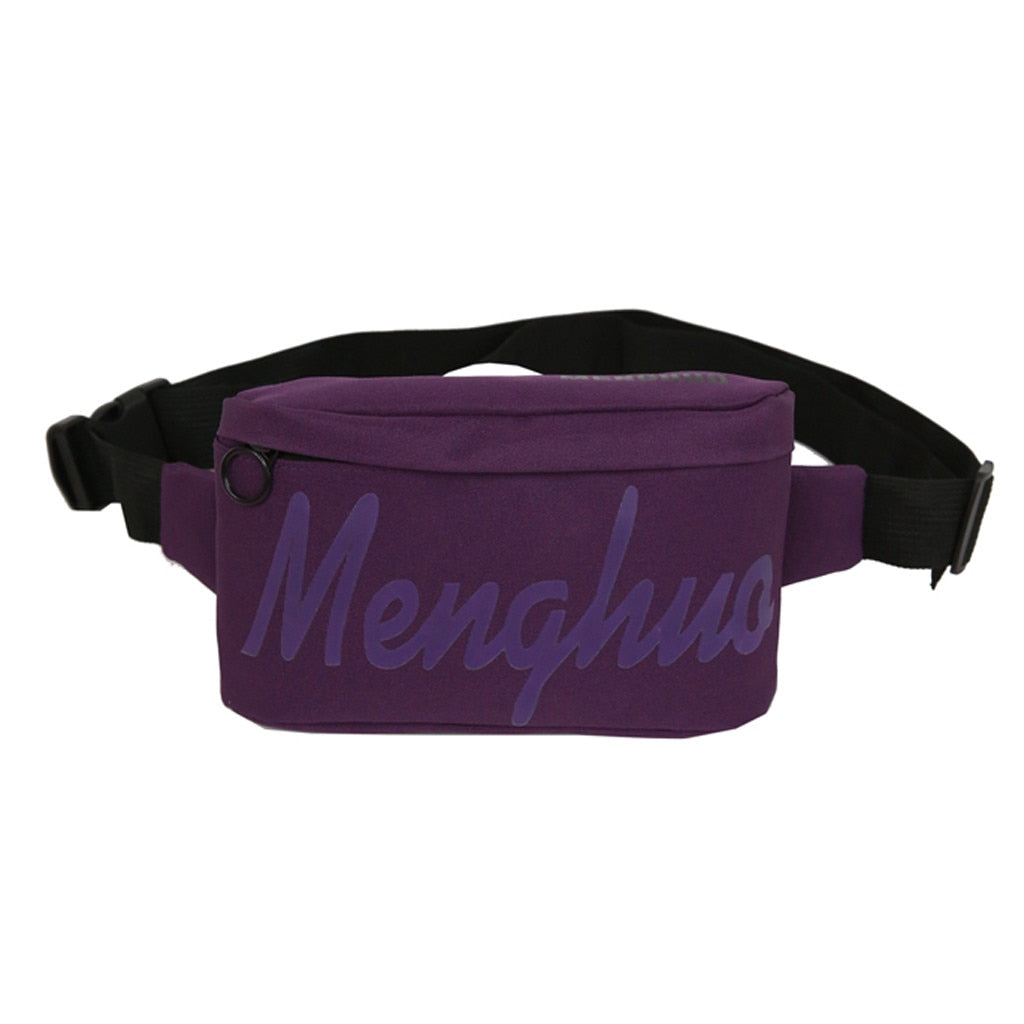 Ceinture Sacoche Urbaine Noire Menghuo Unisexe