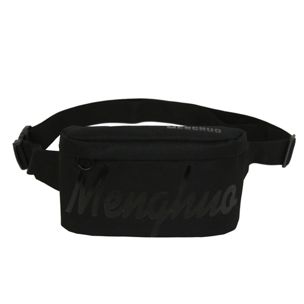 Ceinture Sacoche Urbaine Noire Menghuo Unisexe