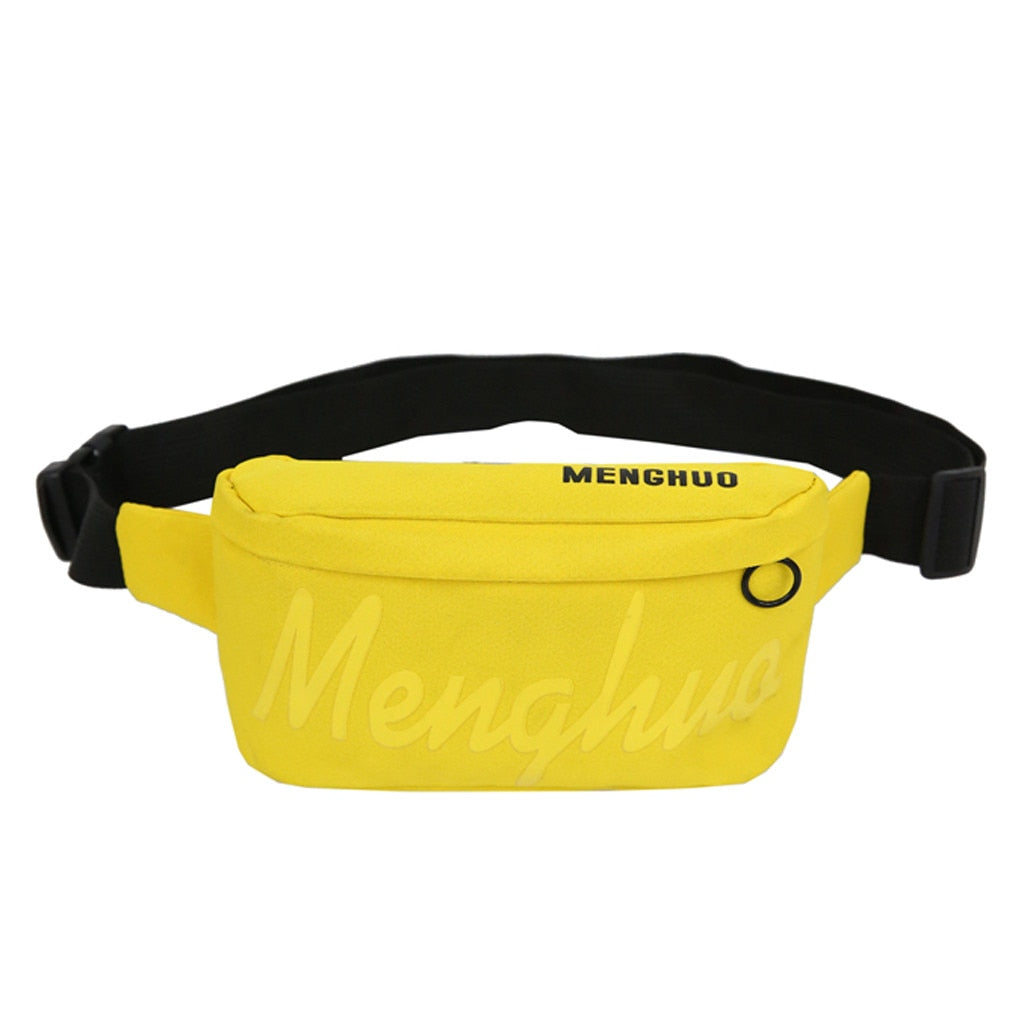 Ceinture Sacoche Urbaine Noire Menghuo Unisexe