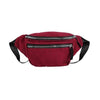 Sac Banane Urbain Rose Velours Côtelé