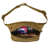 Ceinture Pochette Noire Multi-Rangement Unisexe