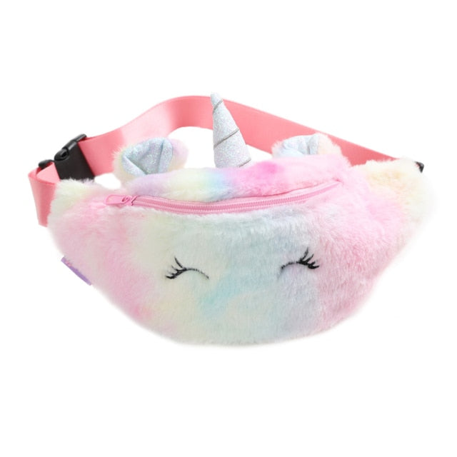 Sac Banane Licorne Paillettes Réglable Enfant