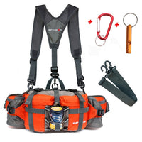 Sac Banane Sport Multifonction Étanche Bleu - modèle Orange fluo - Banane Avenue ™