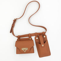 Sacoche Banane Cuir Marron Tendance - Banane Avenue ™