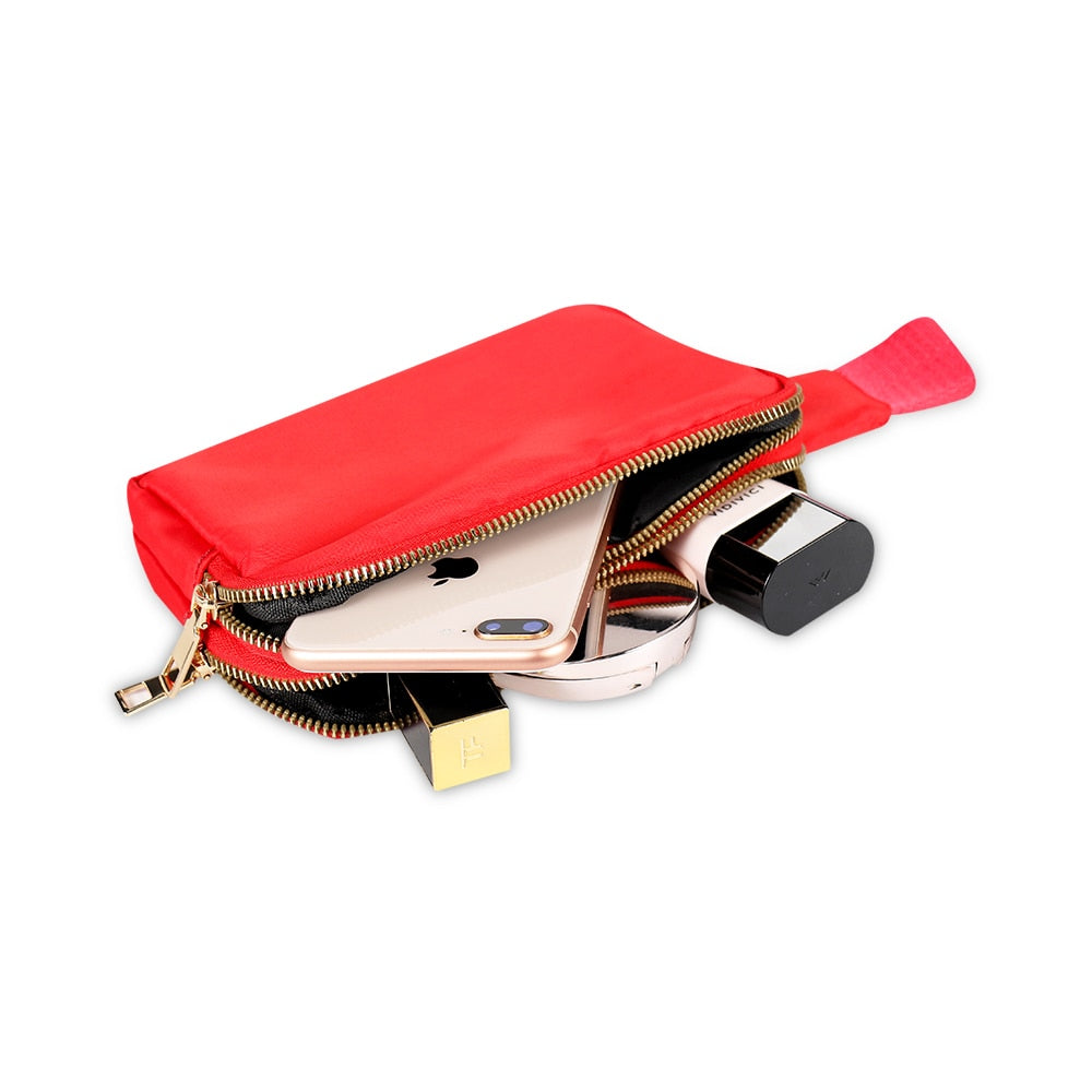 Sac Banane Urbain Rouge Compact Unisexe