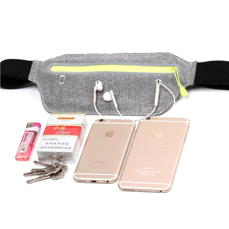 Ceinture Sportive Étanche Noire et Verte