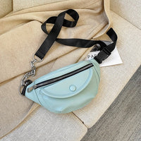 Sac Banane Élégant Beige Chaîne Design - modèle Vert - Banane Avenue ™