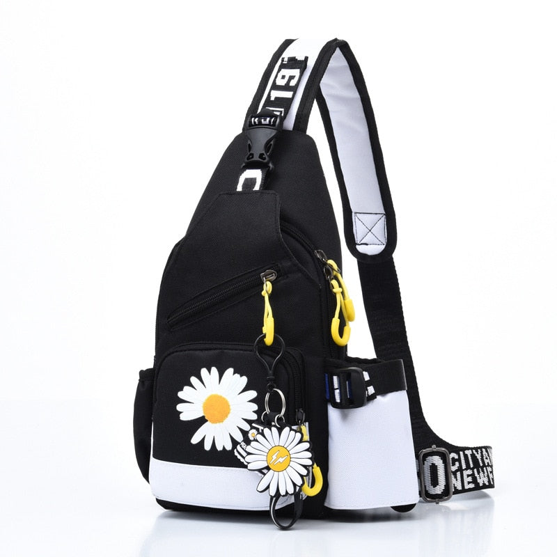 Sac Banane Urbain Marguerite Tendance Unisex