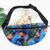 Sacoche Banane Tropicale Ajustable Urbaine - modèle Bleu - Banane Avenue ™