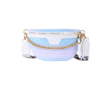 Sac Banane Tendance Violet Chaîne Dorée - modèle Bleu - Banane Avenue ™