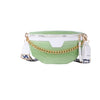 Sac Banane Tendance Violet Chaîne Dorée
