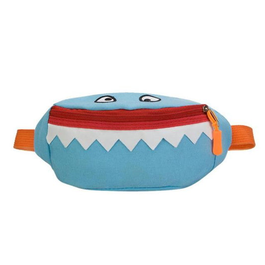 Sac Banane Amusant Monstre Enfant Bleu