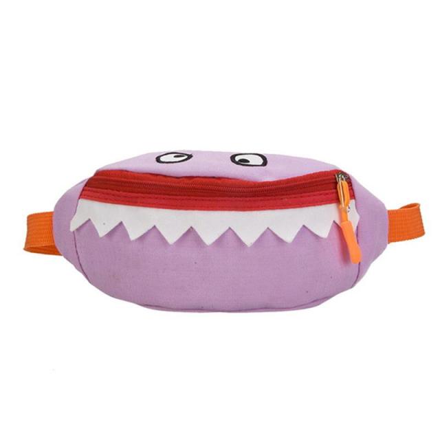 Sac Banane Amusant Monstre Enfant Bleu