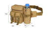 Sac Banane Tactique Camouflage Multipoches