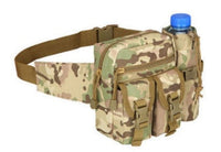 Sac Banane Tactique Camouflage Multipoches - modèle Camouflage marron - Banane Avenue ™