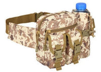 Sac Banane Tactique Camouflage Multipoches - modèle Camouflage beige - Banane Avenue ™