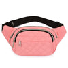 Sac Banane Rose Tendance Matelassé Léger