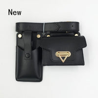 Sacoche Banane Cuir Marron Tendance - modèle Noir - Banane Avenue ™