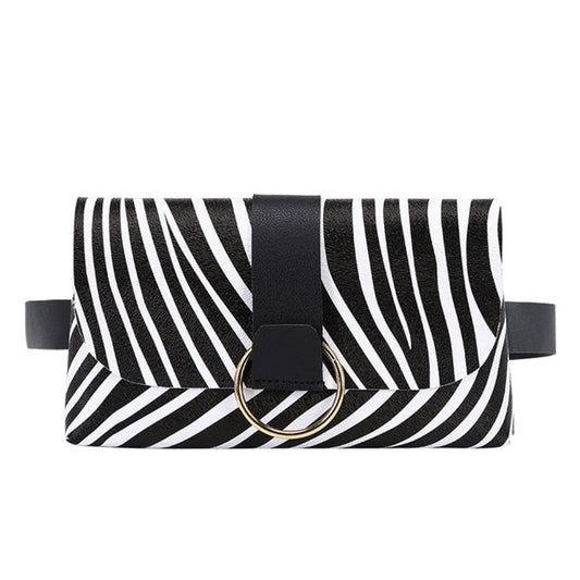 Sac Banane Zébré Tendance Urbaine Chic