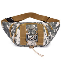 Sacoche Banane Tactique Urbaine Beige - modèle Camouflage gris - Banane Avenue ™