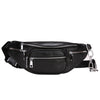 Sac Banane Urbain Noir Multi-Poches Pratique