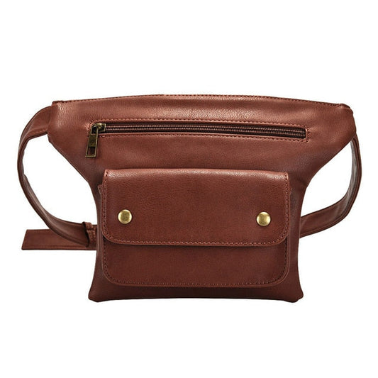 Sac Banane Cuir Marron Élégance Urbaine