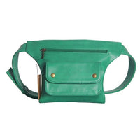 Sac Banane Cuir Marron Élégance Urbaine - modèle Vert - Banane Avenue ™