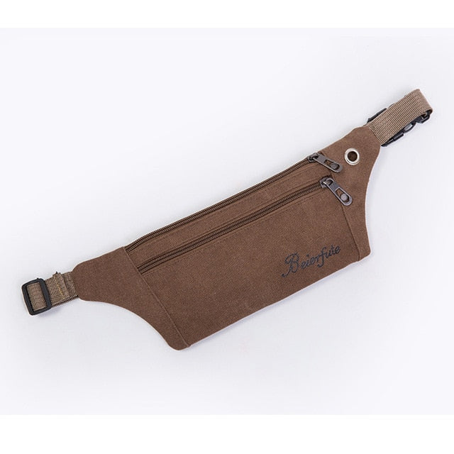 Sac Banane Tendance Beige Casual Unisexe