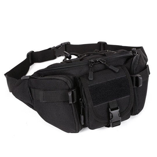 Ceinture Multipoche Tactique Noire Unisexe