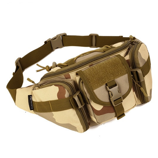 Ceinture Multipoche Tactique Noire Unisexe