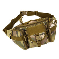 Ceinture Multipoche Tactique Noire Unisexe - modèle Camouflage Kaki - Banane Avenue ™