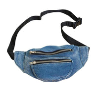 Sac Banane Urbain Denim Pratique Unisexe