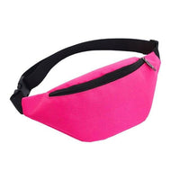 Sac Banane Urbain Bleu Ajustable Unisexe - modèle Rose fluo - Banane Avenue ™