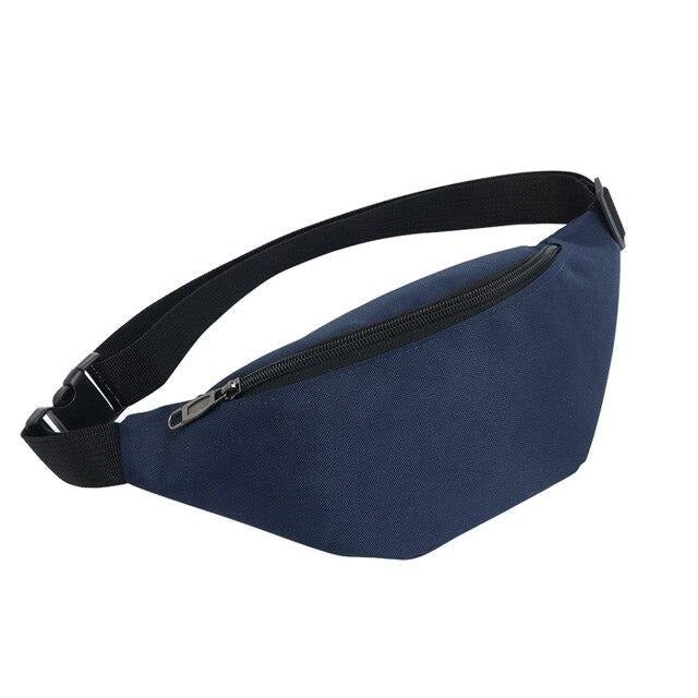 Sac Banane Urbain Bleu Ajustable Unisexe