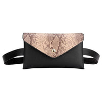 Ceinture Sacoche Banane Python Chic - modèle Kaki - Banane Avenue ™