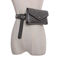 Sac Banane Tendance Clouté Noir Chic