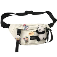Sacoche Banane Urbaine Motifs Astronautes - modèle Blanc - Banane Avenue ™