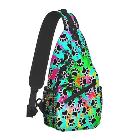 Sac Banane Urbain Empreintes Multicolores Unisexe