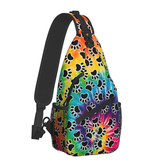 Sac Banane Coloré Motif Pattes Animaux