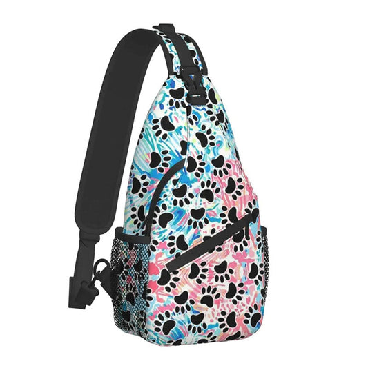 Sacoche Banane Urbaine Motif Floral Pop
