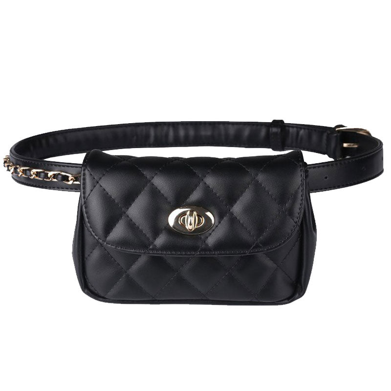Ceinture Élégante Matelassée Rouge Chic