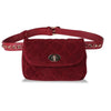 Ceinture Élégante Matelassée Rouge Chic