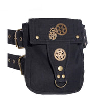 Sacoche Banane Steampunk Noire Réglable - Banane Avenue ™